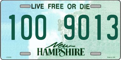 NH license plate 1009013