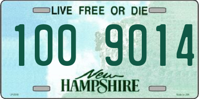 NH license plate 1009014