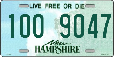 NH license plate 1009047