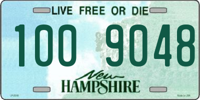 NH license plate 1009048