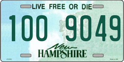 NH license plate 1009049