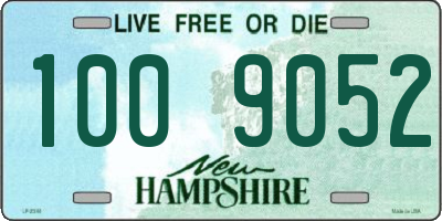 NH license plate 1009052