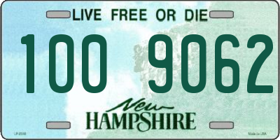 NH license plate 1009062