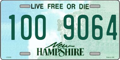 NH license plate 1009064