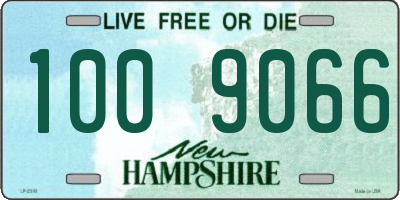 NH license plate 1009066