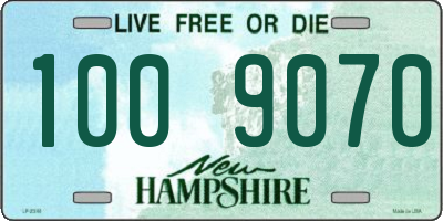 NH license plate 1009070