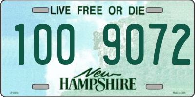 NH license plate 1009072