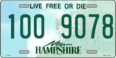 NH license plate 1009078