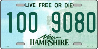 NH license plate 1009080