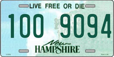 NH license plate 1009094