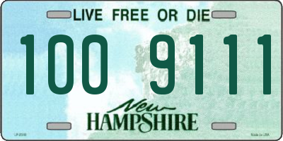 NH license plate 1009111