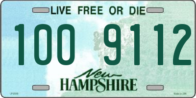 NH license plate 1009112