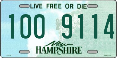 NH license plate 1009114