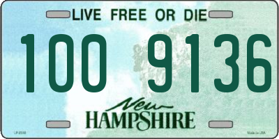 NH license plate 1009136