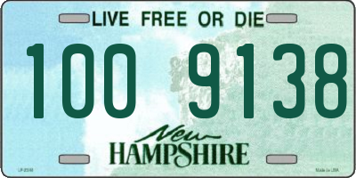 NH license plate 1009138