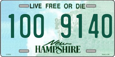 NH license plate 1009140