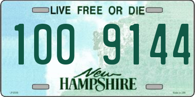 NH license plate 1009144