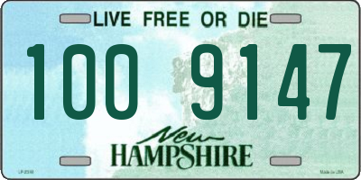 NH license plate 1009147