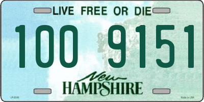 NH license plate 1009151