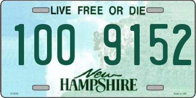 NH license plate 1009152