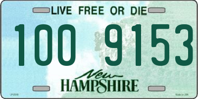 NH license plate 1009153