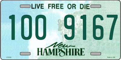 NH license plate 1009167