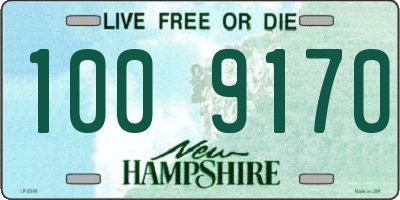 NH license plate 1009170