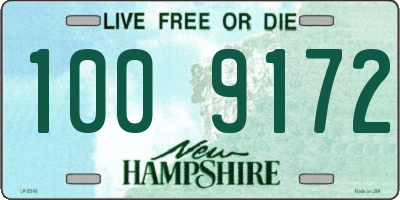 NH license plate 1009172