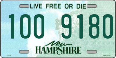 NH license plate 1009180