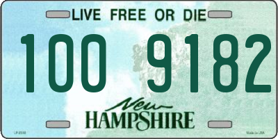 NH license plate 1009182