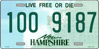 NH license plate 1009187