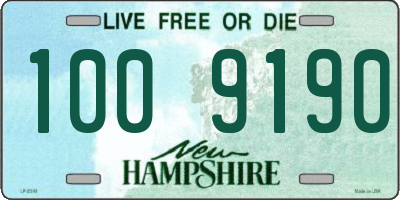 NH license plate 1009190