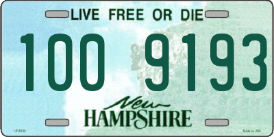 NH license plate 1009193