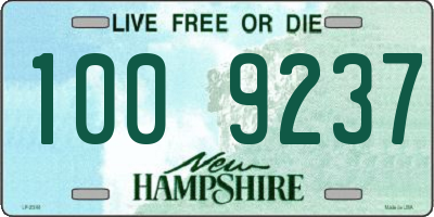 NH license plate 1009237