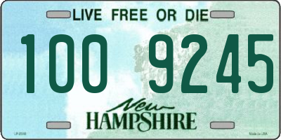 NH license plate 1009245