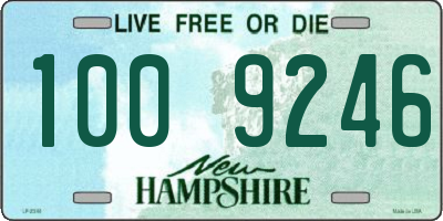 NH license plate 1009246