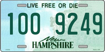 NH license plate 1009249