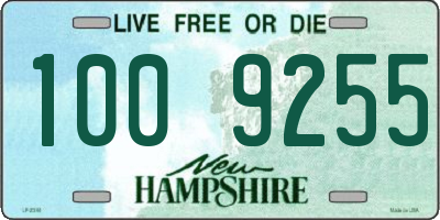 NH license plate 1009255