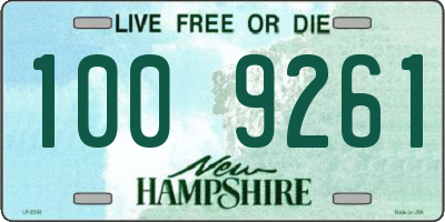 NH license plate 1009261