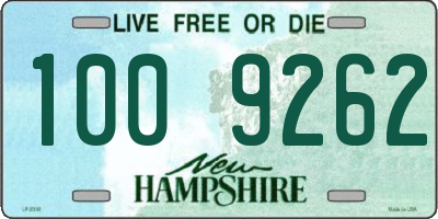 NH license plate 1009262