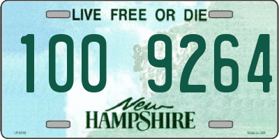 NH license plate 1009264