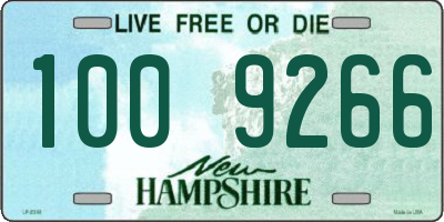 NH license plate 1009266