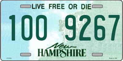 NH license plate 1009267