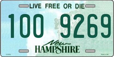 NH license plate 1009269