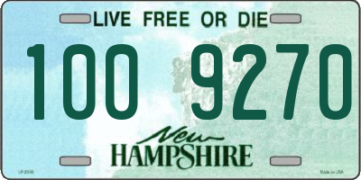 NH license plate 1009270