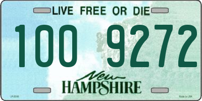 NH license plate 1009272