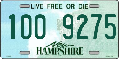 NH license plate 1009275