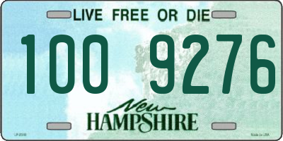 NH license plate 1009276