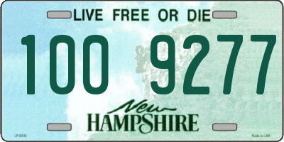 NH license plate 1009277