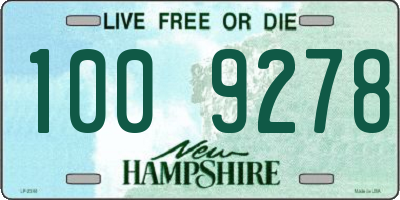 NH license plate 1009278
